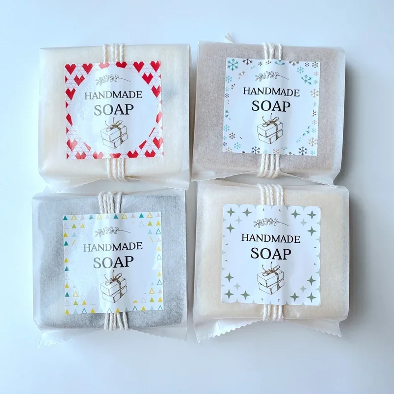 Kraft Soap Label - Bolsa de embalaje de jabón hecha