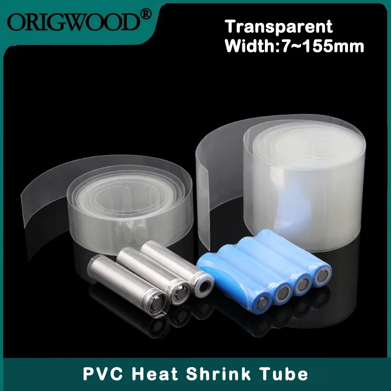 Shrink Wrap Pvc - Tubo termorretráctil de PVC transparente de