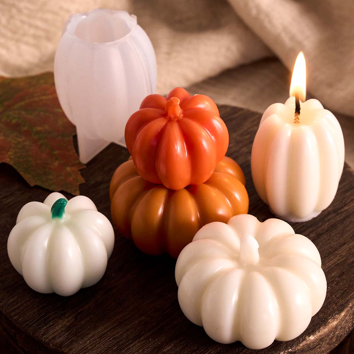 Soap Making Home - Molde de silicona de calabaza de