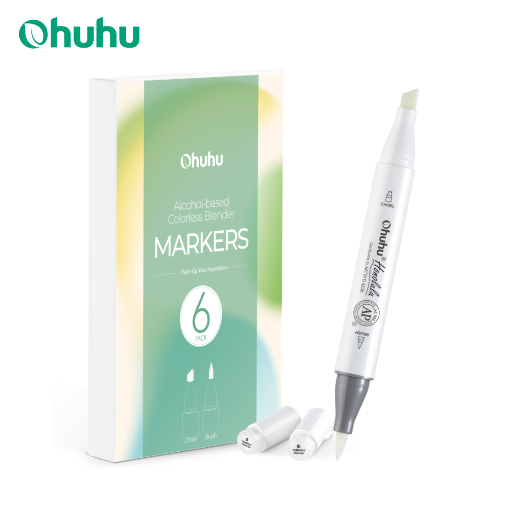 Copic Marker Sketch - Ohuhu Honolulu Licuadora incolora, paquete de