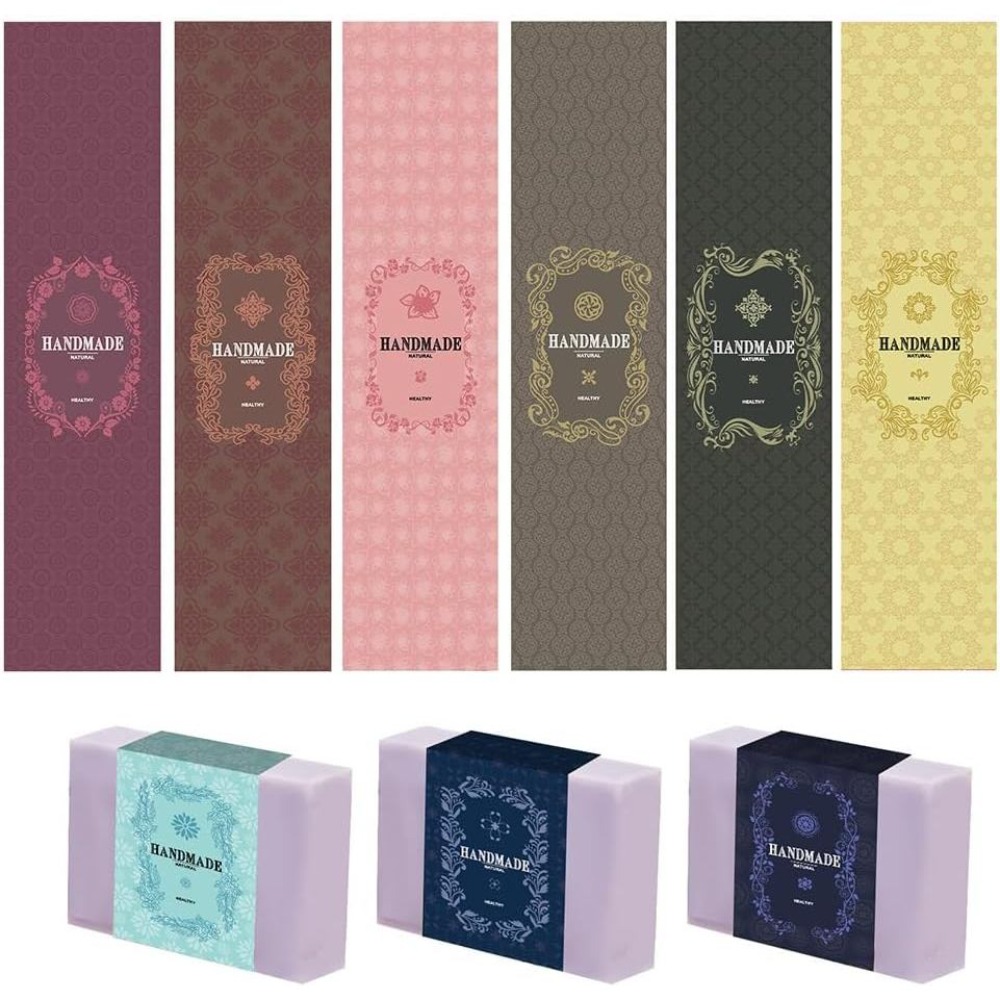 Kraft Soap Label - 90 Etiquetas Hechas a Mano para