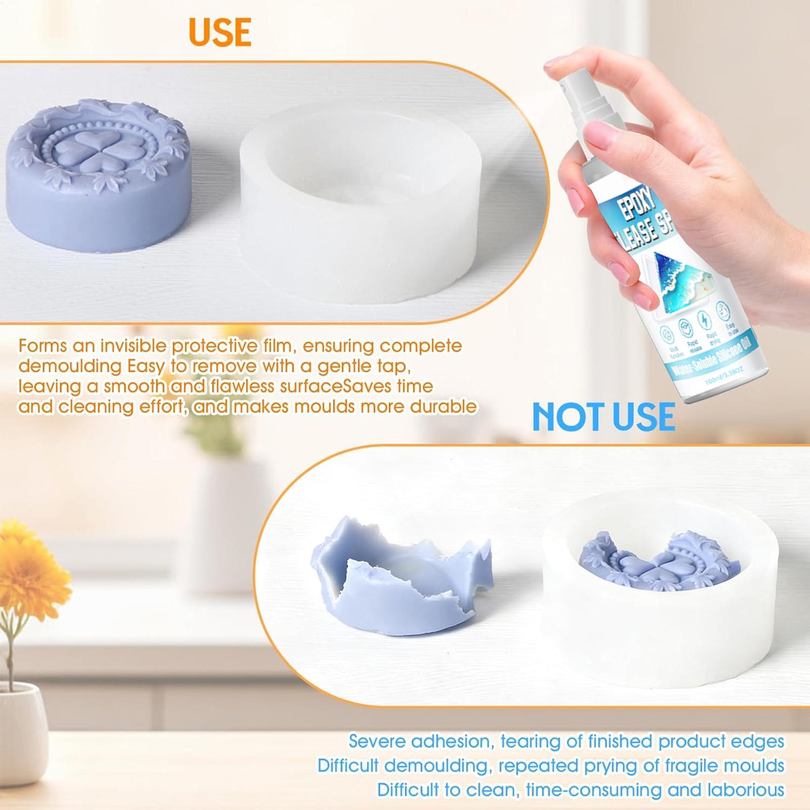 Spray Desmoldante de Silicona, - Soap Making Home reseña y precio