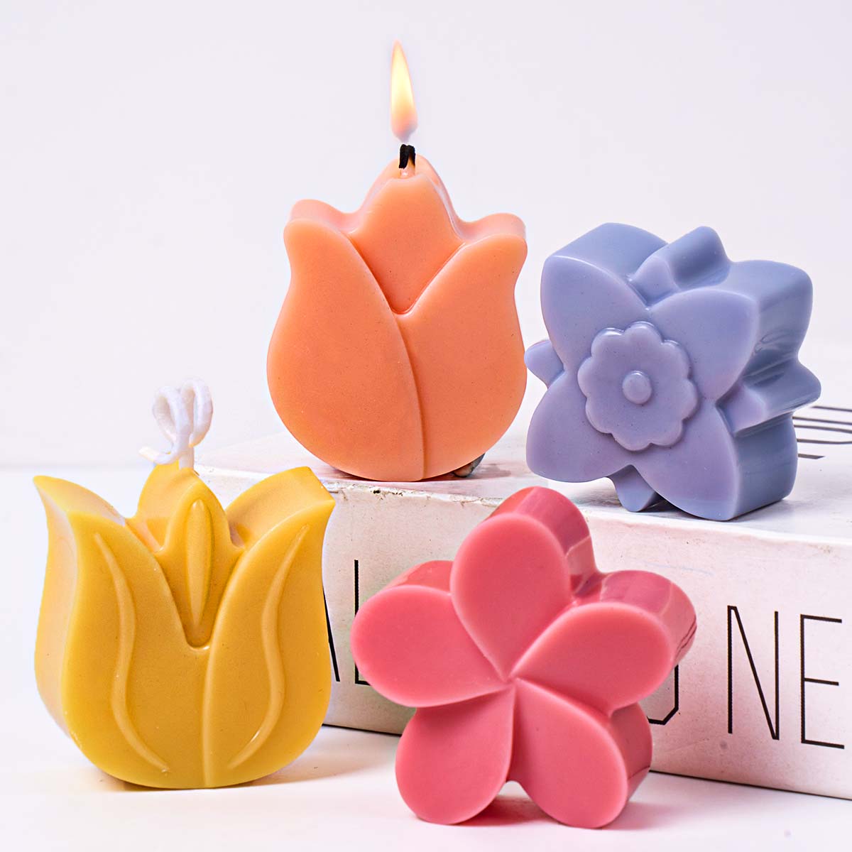 Molde de vela de silicona con  - Soap Making Home reseña y precio