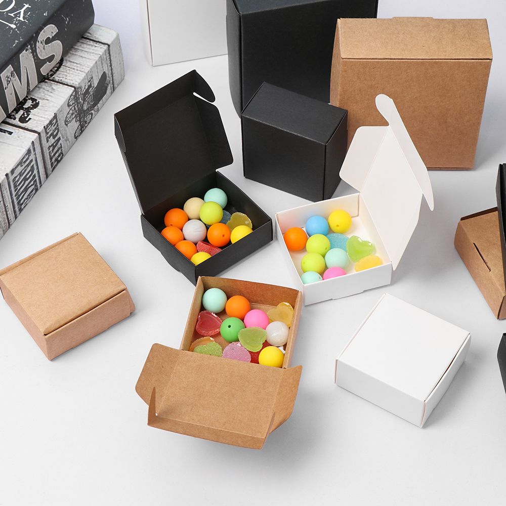 Caja pequeña de papel Kraft, 1 - Kraft Soap Label reseña y precio