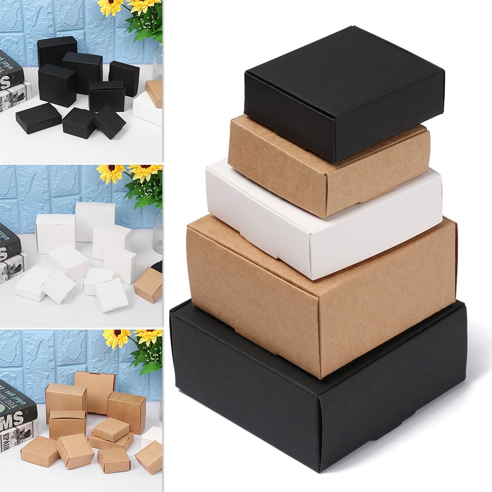 Caja pequeña de papel Kraft, 1 - Kraft Soap Label reseña y precio