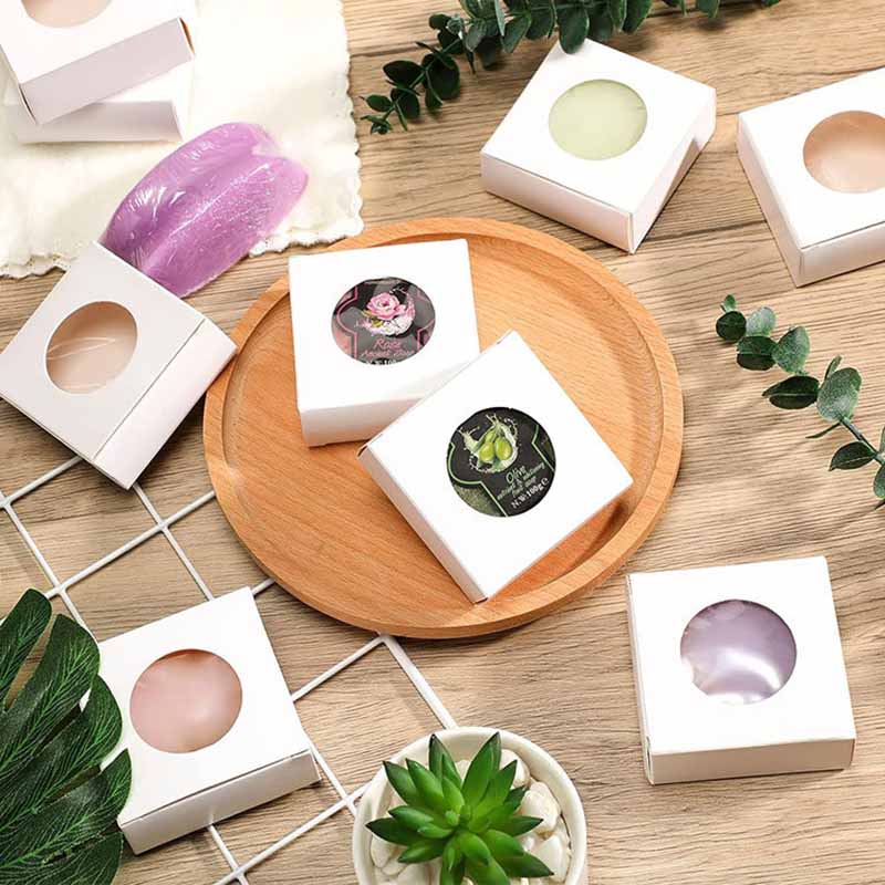 Caja de regalo de papel Kraft  - Kraft Soap Label reseña y precio