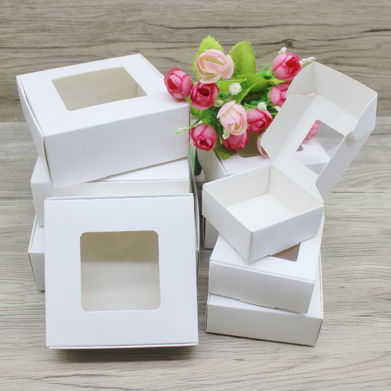 10 cajas cuadradas de embalaje - Kraft Soap Label reseña y precio