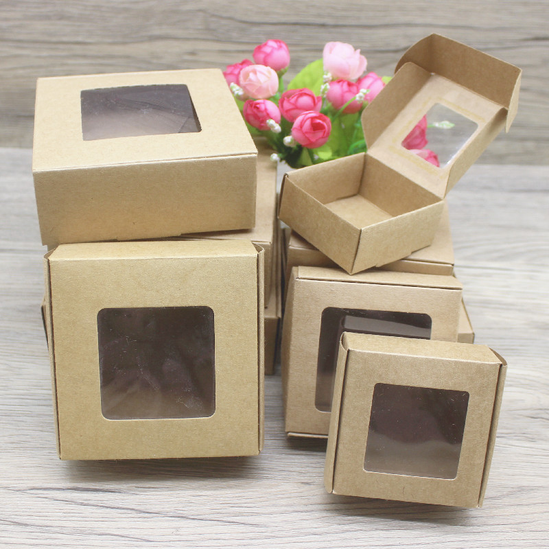 10 cajas cuadradas de embalaje - Kraft Soap Label reseña y precio