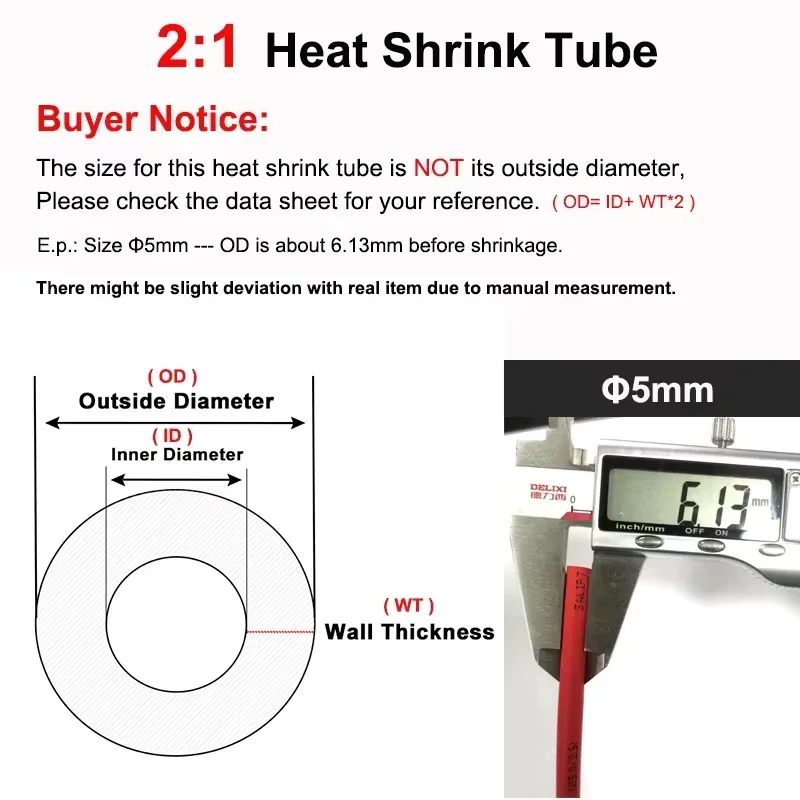 Tubo termorretráctil de 1 ~ 10 - Shrink Wrap Pvc reseña y precio