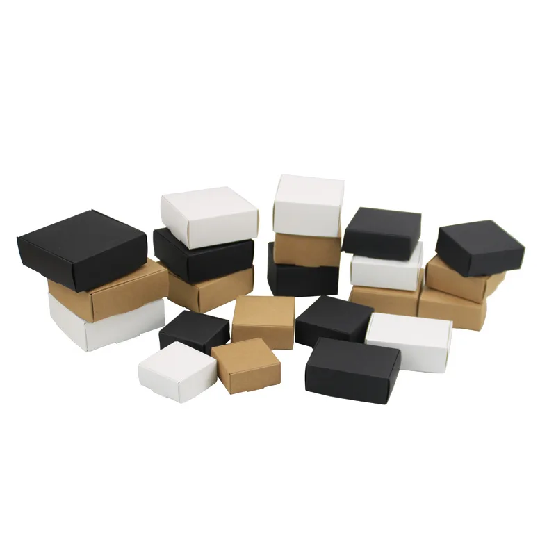 50 unids/lote cuadrado blanco  - Kraft Soap Label reseña y precio