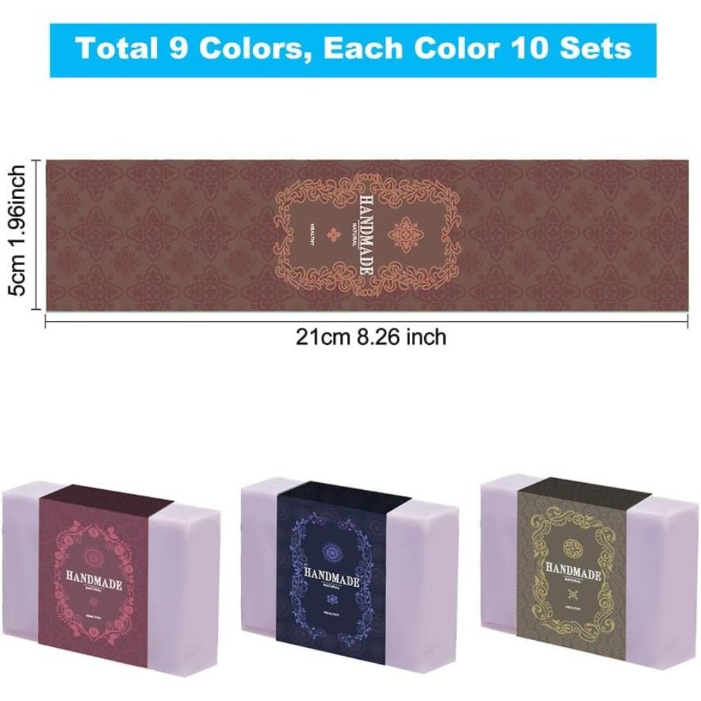 90 Etiquetas Hechas a Mano par - Kraft Soap Label reseña y precio